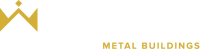 Dynasty Metal Buildings white logo